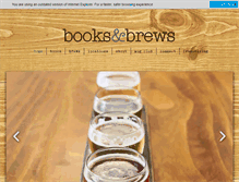 Tablet Screenshot of booksnbrews.com